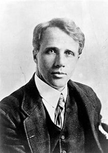 Robert Frost in 1910 from Lawrence Massachusetts